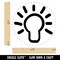 Light Bulb Idea Doodle Rubber Stamp for Stamping Crafting Planners